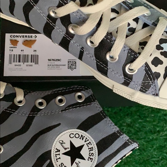 Converse CTAS HI blue slate/black/egret Men’s - Picture 16 of 16